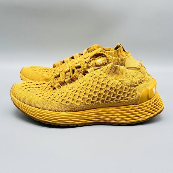 Nobull Shoes Womens 6 Yellow Knit Trainer Athletic Lightweight Gym Sneakers - Picture 4 of 11